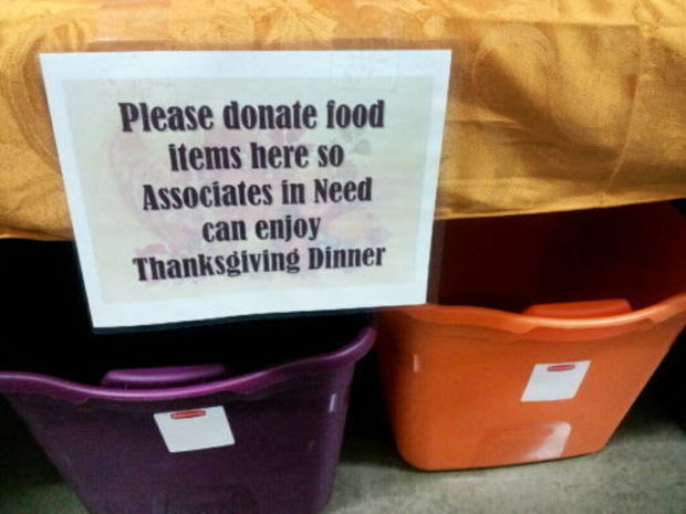 Wal-Mart asks workers to donate