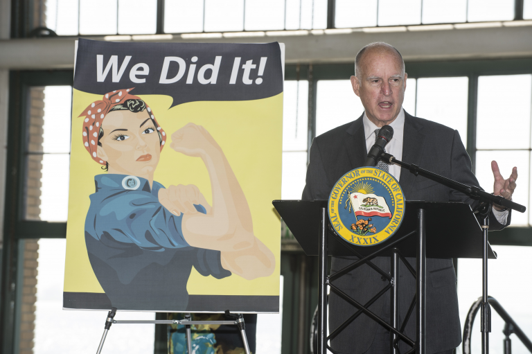 Gov. Brown at signing