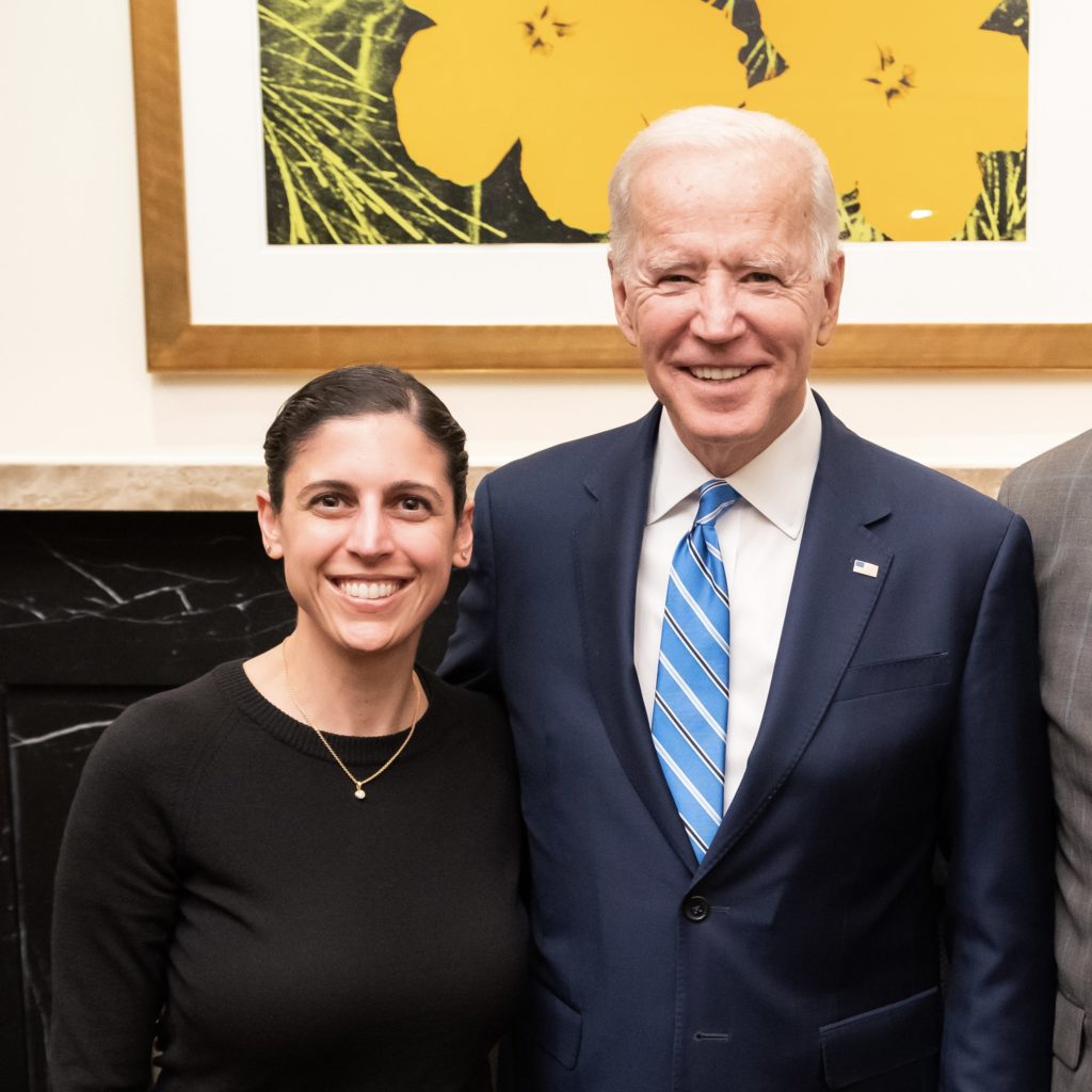 Ramit Mizrahi with President Joseph R. Biden, Jr.